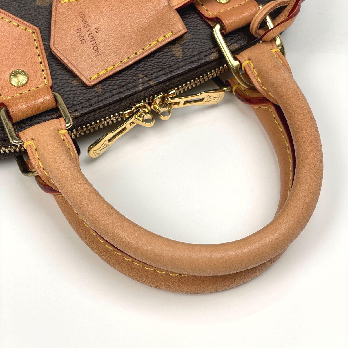Louis Vuitton Alma BB Shoulder Bag 2-Way Monogram Brown — view 9