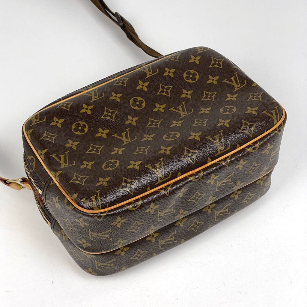 Louis Vuitton Reporter PM Crossbody Shoulder Bag Monogram Brown — view 2