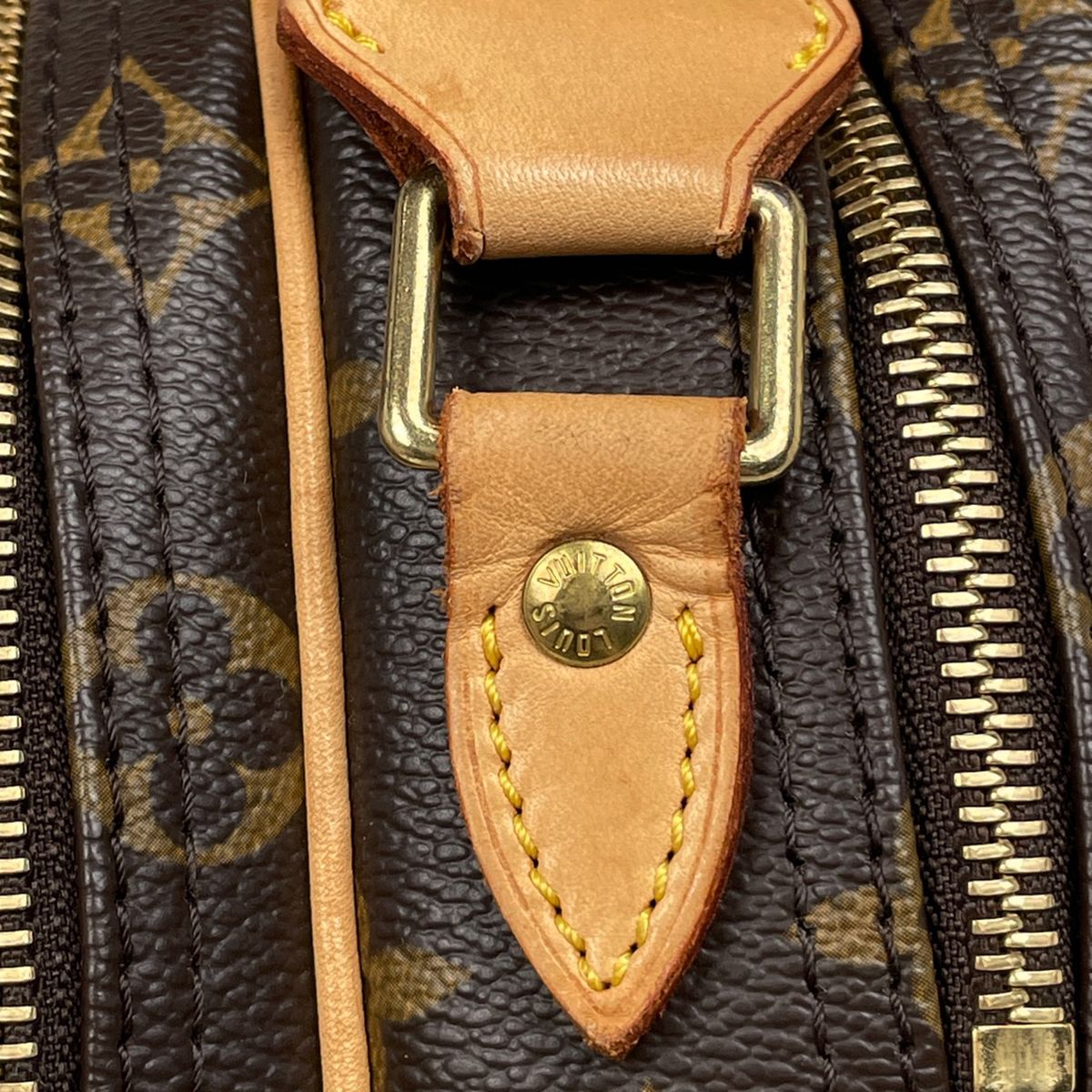 Louis Vuitton Reporter PM Crossbody Shoulder Bag Monogram Brown — view 4
