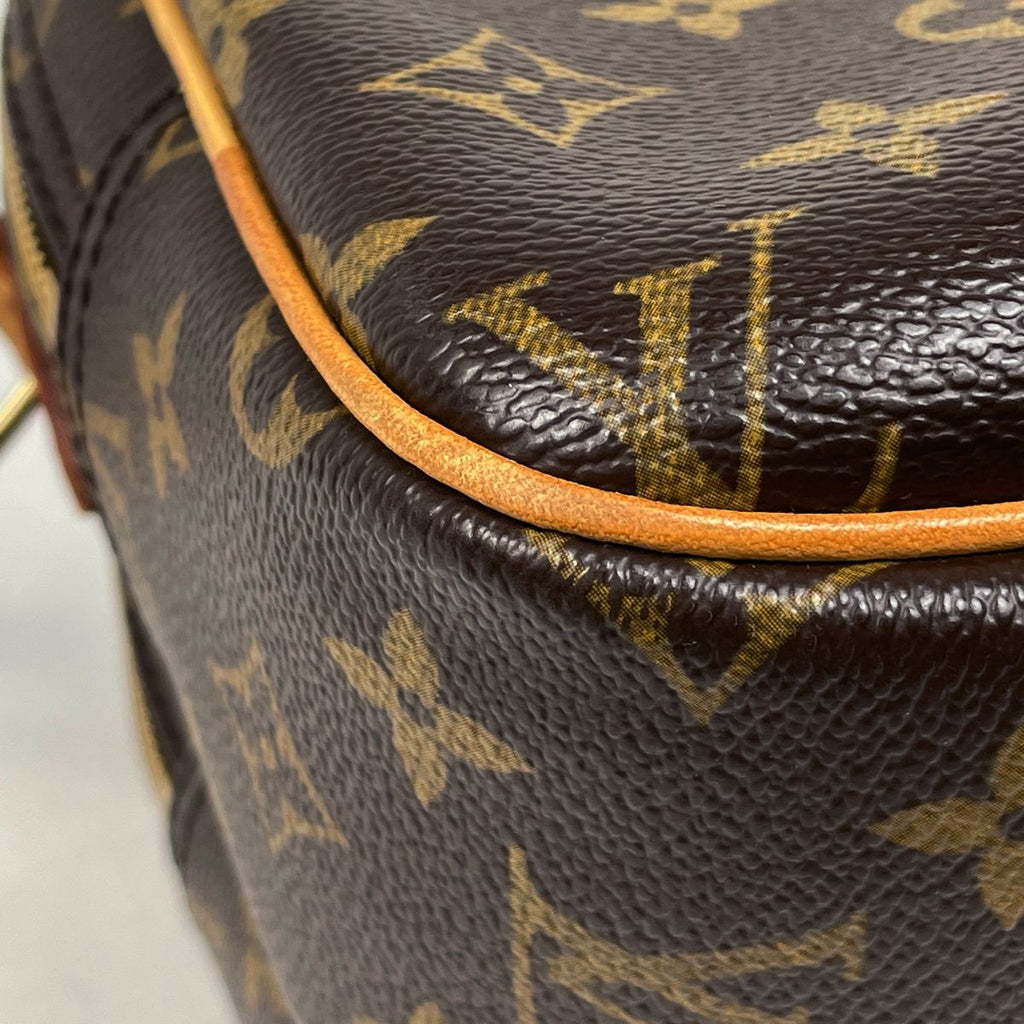 Louis Vuitton Reporter PM Crossbody Shoulder Bag Monogram Brown — view 3