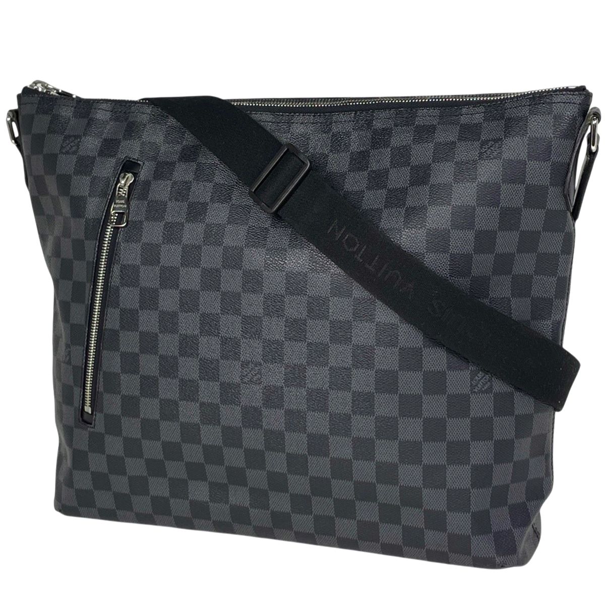 Louis Vuitton Mick GM Shoulder Crossbody Bag Damier Graphite Black