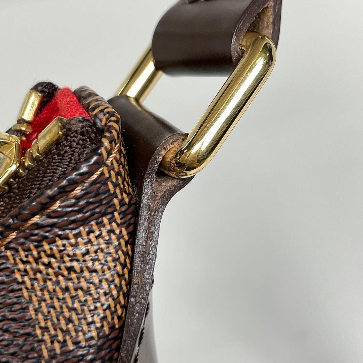 Louis Vuitton Blue Msbeli PM Crossbody Shoulder Bag Damier Brown — view 4