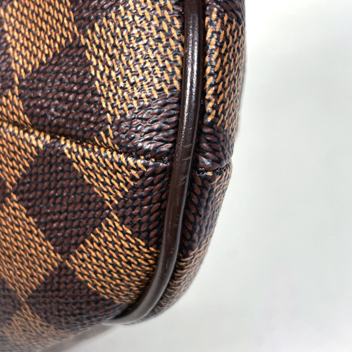 Louis Vuitton Blue Msbeli PM Crossbody Shoulder Bag Damier Brown — view 3