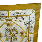 Hermes Carre 90 les Becanes Bicycle Scarf — view 4