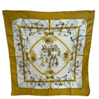 Hermes Carre 90 les Becanes Bicycle Scarf — view 2