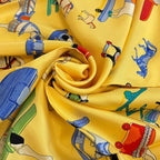 Hermes Talking About Horses Parlez Moi du Cheval Carre 90 Scarf