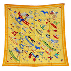 Hermes Talking About Horses Parlez Moi du Cheval Carre 90 Scarf — view 2