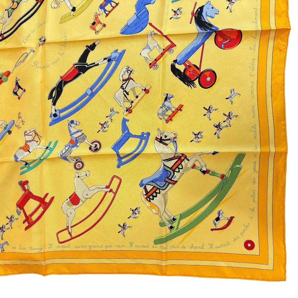 Hermes Talking About Horses Parlez Moi du Cheval Carre 90 Scarf — view 6