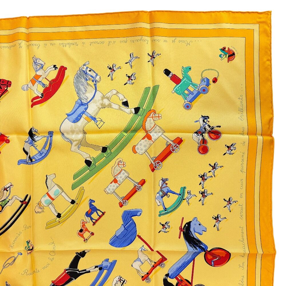 Hermes Talking About Horses Parlez Moi du Cheval Carre 90 Scarf — view 5