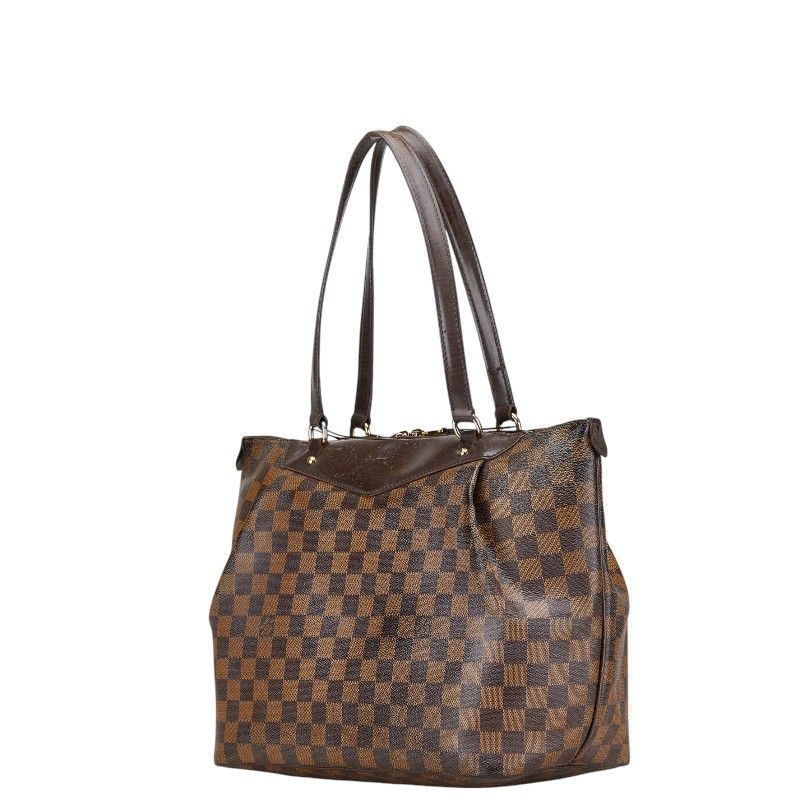 Louis Vuitton Damier Westminster GM Tote Shoulder Bag Brown Leather — view 2