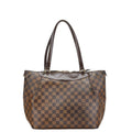 Louis Vuitton Damier Westminster GM Tote Shoulder Bag Brown Leather