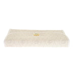 Dior Chain Shoulder Bag Leather White Honeycomb Pattern Vintage — view 5
