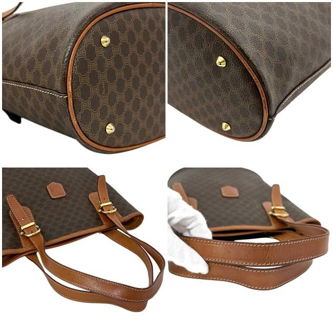 Celine Tote Brown Macadam Bucket Leather — view 8