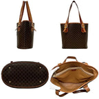 Celine Tote Brown Macadam Bucket Leather — view 2