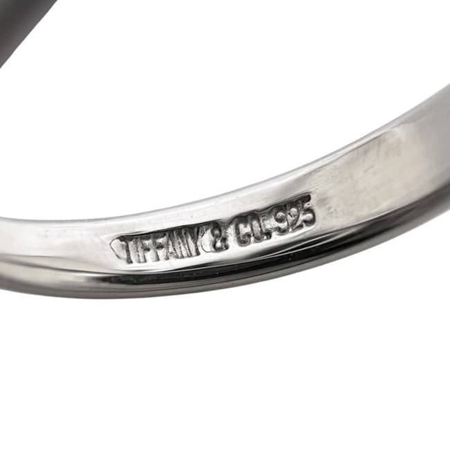 Tiffany & Co Open Wave Ring Silver Elsa Peretti Polished 925 Sterling — view 7