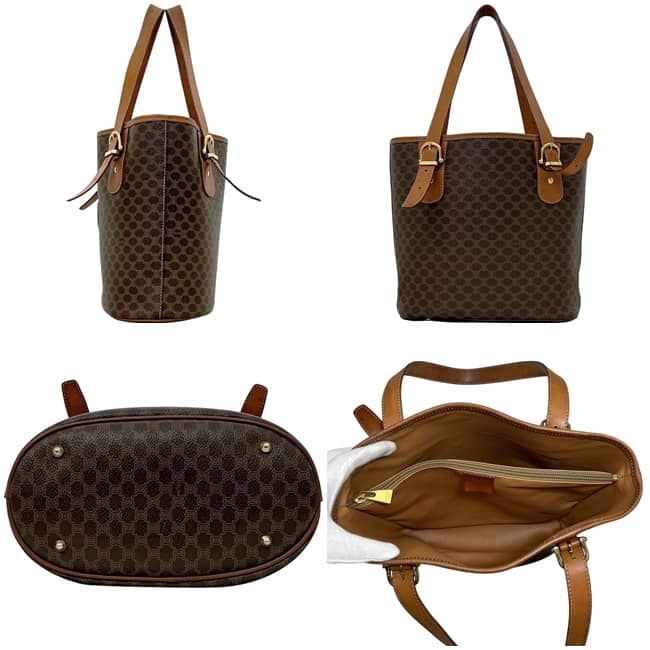Celine Tote Brown Macadam Bucket Leather MC 98 — view 2