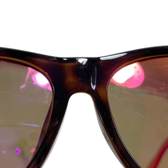 Gucci Sunglasses Mirror Orange Sherry Interlocking Lens Acetate Eyewear — view 6