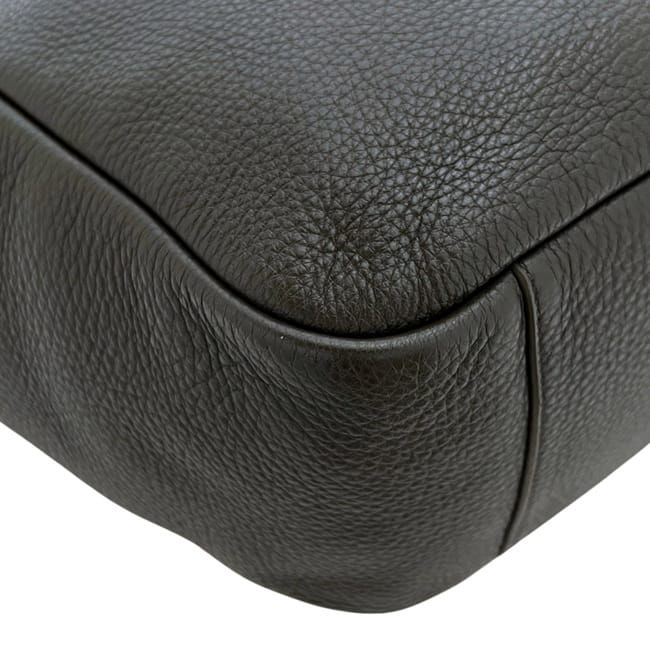Saint Laurent Tote Suncassette le 5 a 7 Bea Khaki Green YSL Leather Paris — view 9