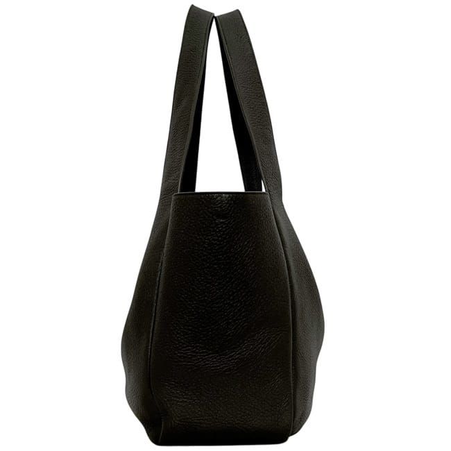 Saint Laurent Tote Suncassette le 5 a 7 Bea Khaki Green YSL Leather Paris — view 2