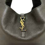 Saint Laurent Tote Suncassette le 5 a 7 Bea Khaki Green YSL Leather Paris — view 7