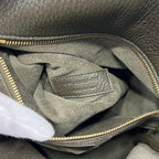 Saint Laurent Tote Suncassette le 5 a 7 Bea Khaki Green YSL Leather Paris — view 6