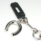 Hermes Bijou Sac Bag Charm Metal Leather Black Noir Granny — view 2