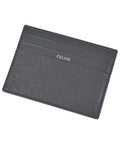 Celine Card Case Card Holders Gray