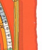 Hermes Bandana Scarf Orange — view 6