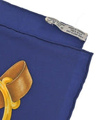 Hermes Bandana Scarf Navy — view 5