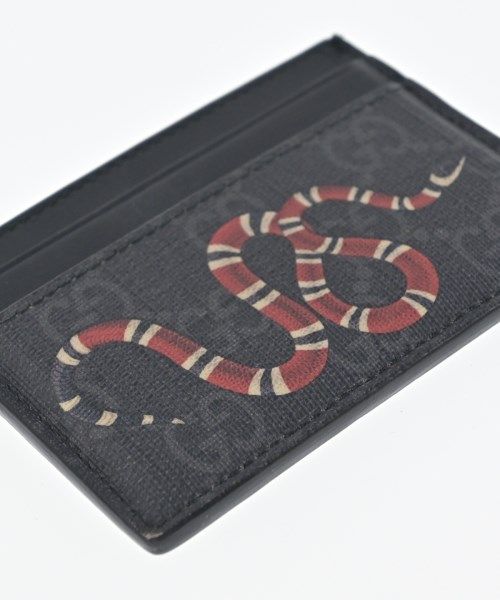 Gucci Card Case Card Holders Black — view 4