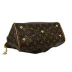 Louis Vuitton Tivoli PM Monogram Leather Boston Bag Tote Brown — view 7