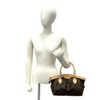 Louis Vuitton Tivoli PM Monogram Leather Boston Bag Tote Brown — view 2