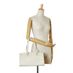 Louis Vuitton Epi Madeleine PM Shoulder Bag Yvoir White Leather — view 9