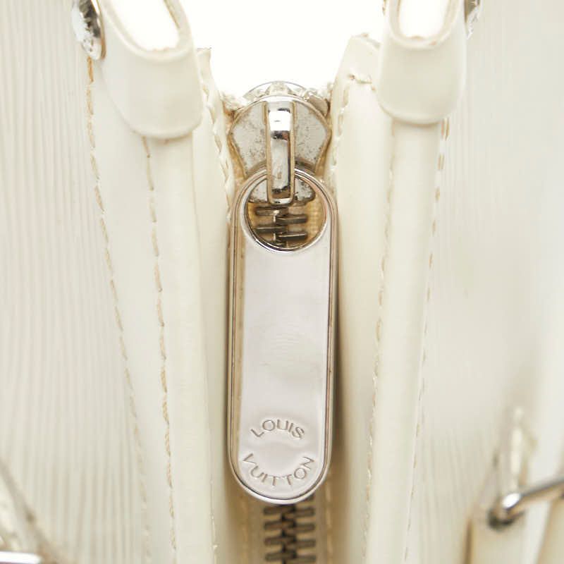 Louis Vuitton Epi Madeleine PM Shoulder Bag Yvoir White Leather — view 5
