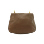 Gucci Blanc Di Interlocking Shoulder Bag Leather Flap Brown — view 2