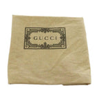 Gucci Blanc Di Interlocking Shoulder Bag Leather Flap Brown — view 6