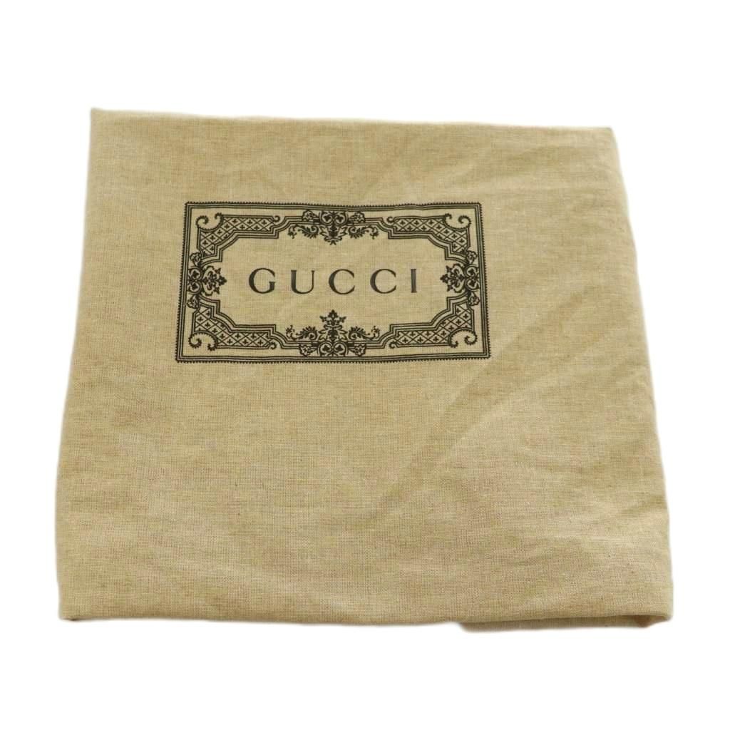 Gucci Blanc Di Interlocking Shoulder Bag Leather Flap Brown — view 6