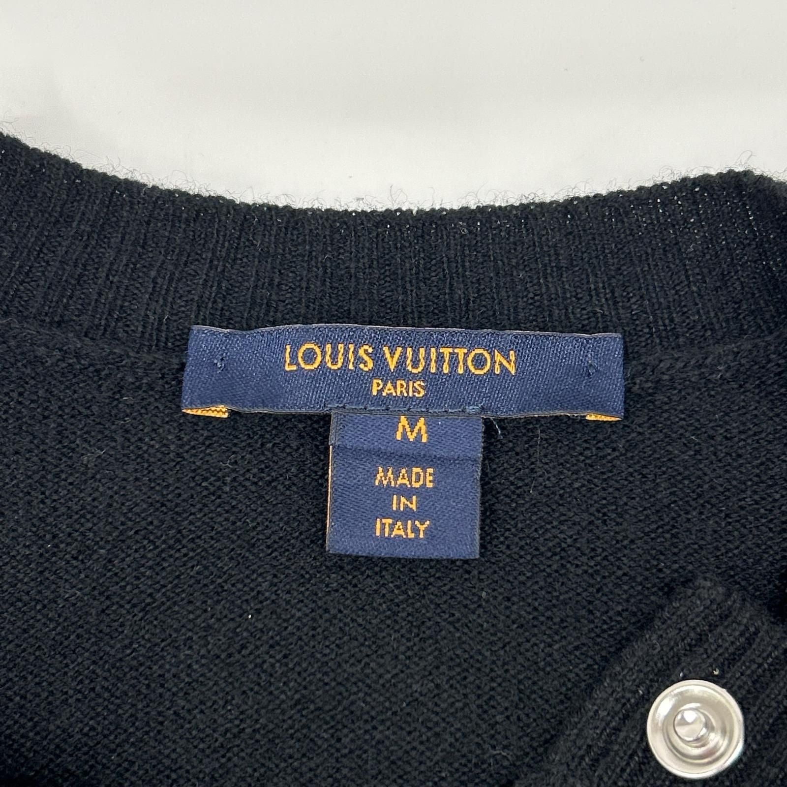 Louis Vuitton FF Black Cashmere K-digan Shoulder — view 3
