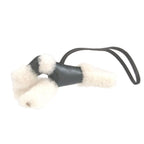 Hermes Buddy Any Milo Shearling Vert Chypre Bag Charm Key Holder