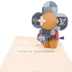 Louis Vuitton Vivienne Monogram Denim Wood Blue Object Shoulder — view 2