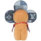 Louis Vuitton Vivienne Monogram Denim Wood Blue Object Shoulder — view 3