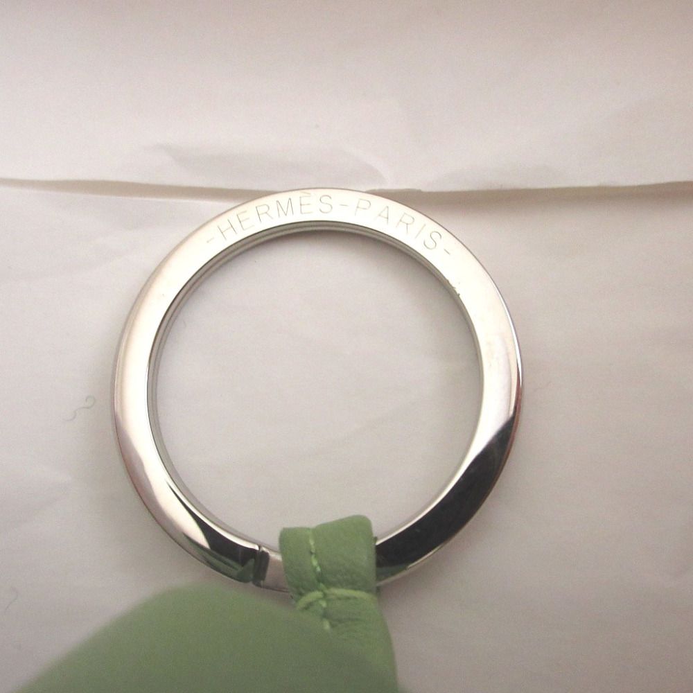 Hermes Carmen Any Milo Vert Cricket Bag Charm Key Holder Key Ring — view 4