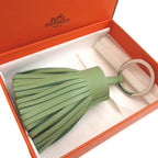 Hermes Carmen Any Milo Vert Cricket Bag Charm Key Holder Key Ring — view 2