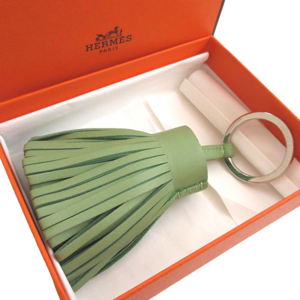 Hermes Carmen Any Milo Vert Cricket Bag Charm Key Holder Key Ring — view 2