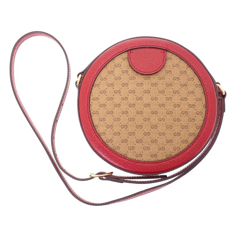 Gucci Mini GG Supreme Shoulder Doraemon Collaboration Bag Leather PU Bordeaux — view 2