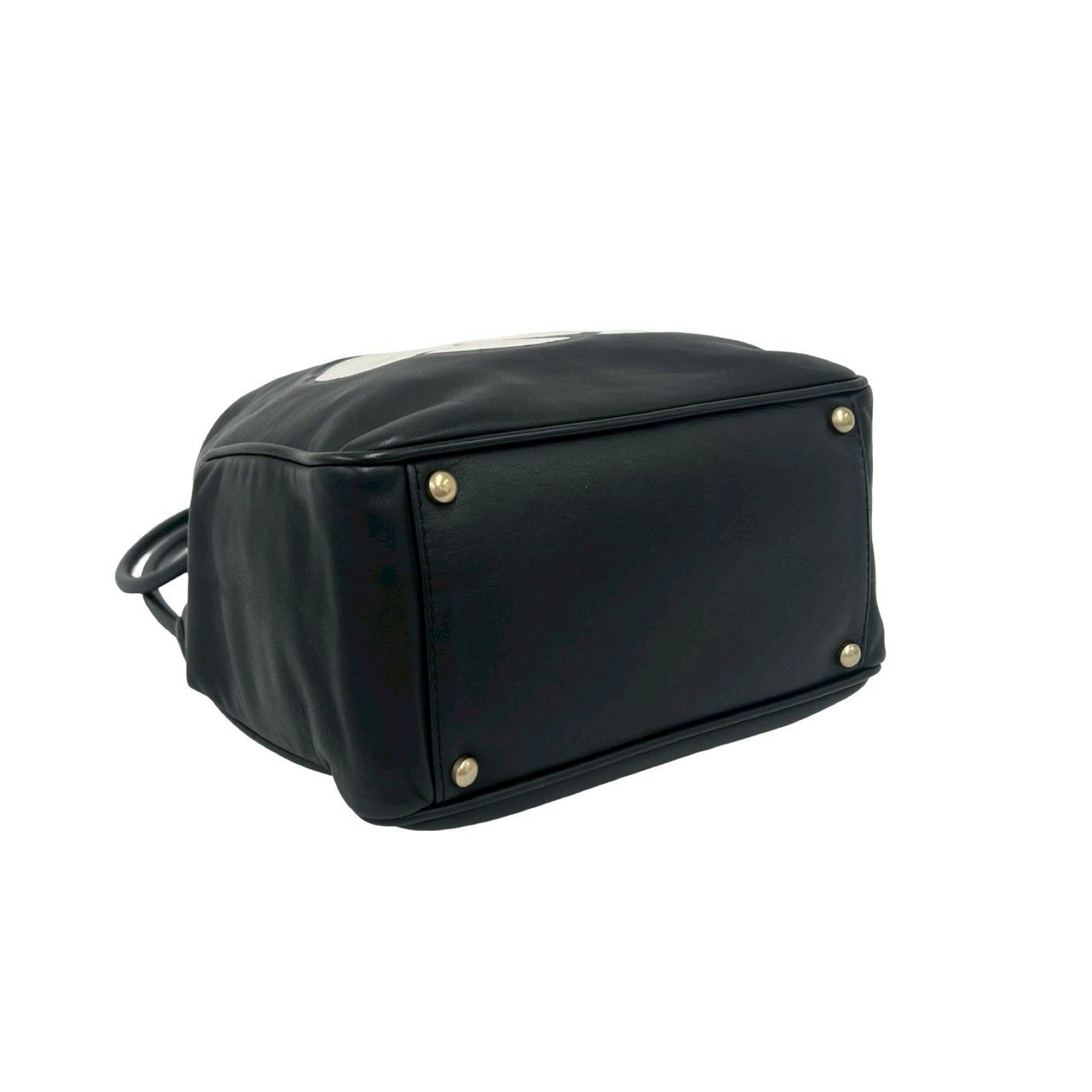 Chanel Camellia Leather Shoulder Bag Tote Black — view 7