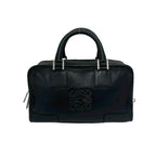 Loewe Vintage Amazona 28 Anagram Logo Leather Mini Boston Bag Black — view 3