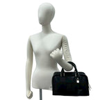 Loewe Vintage Amazona 28 Anagram Logo Leather Mini Boston Bag Black — view 2
