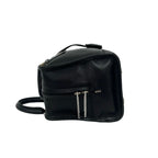 Loewe Vintage Amazona 28 Anagram Logo Leather Mini Boston Bag Black — view 5