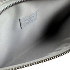 Louis Vuitton Shoulder Bag Monogram White Denim Flat Messenger — view 6